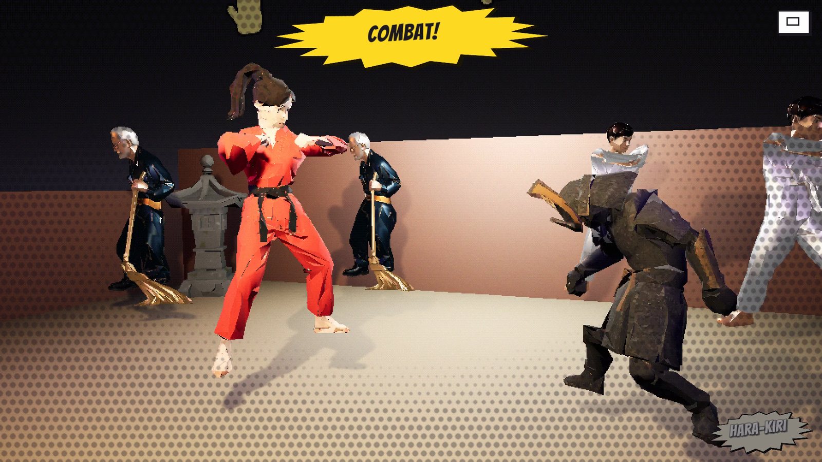 A finisher lands